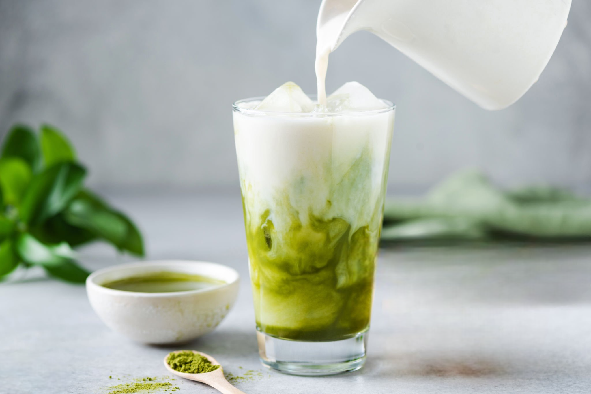 matcha milk tea