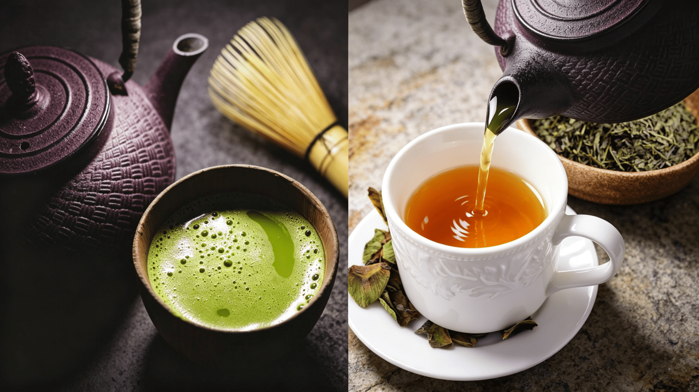 matcha VS green tea matcha VS green tea