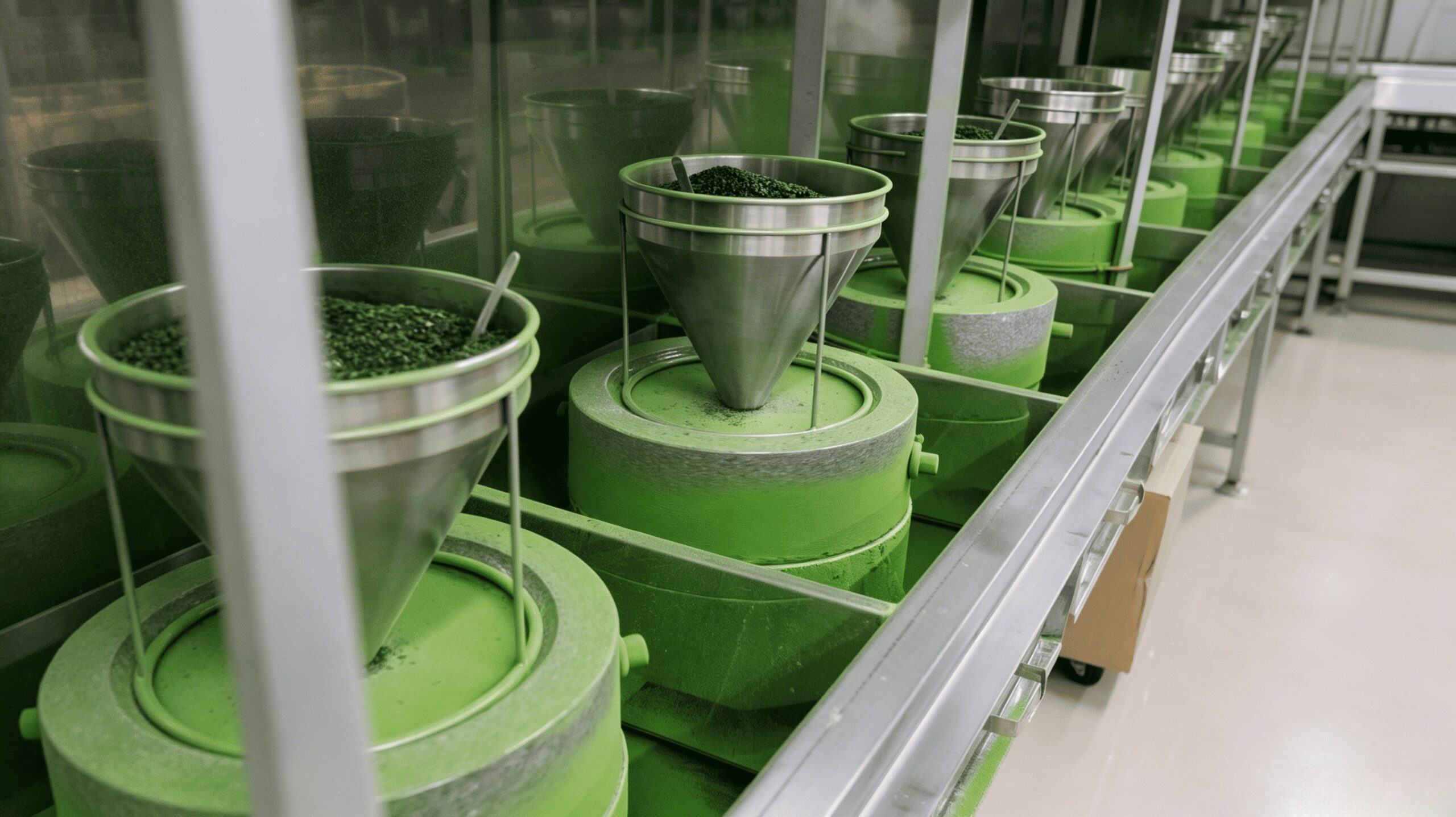 traditional stone mill matcha