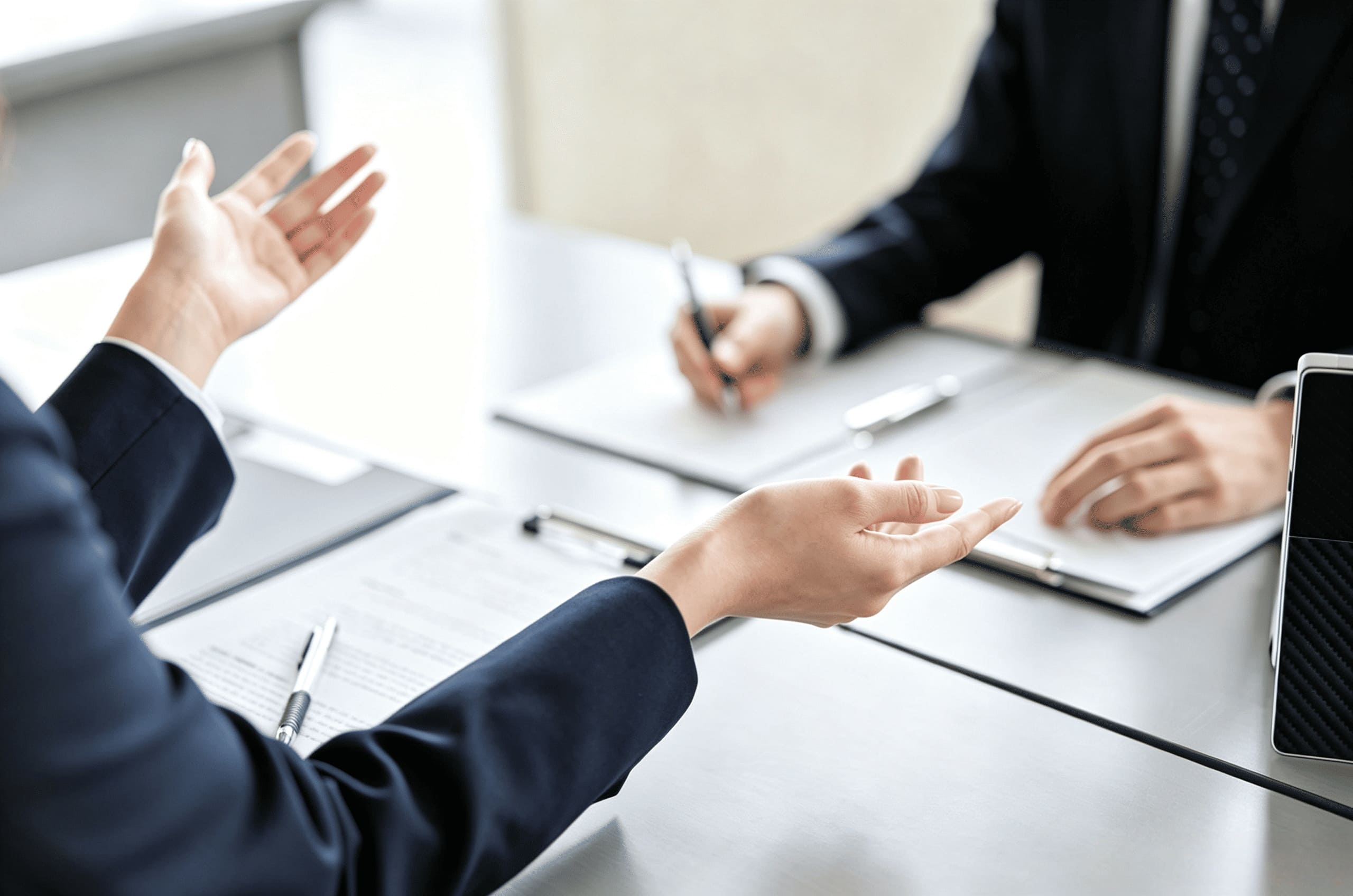 B2B business meeting