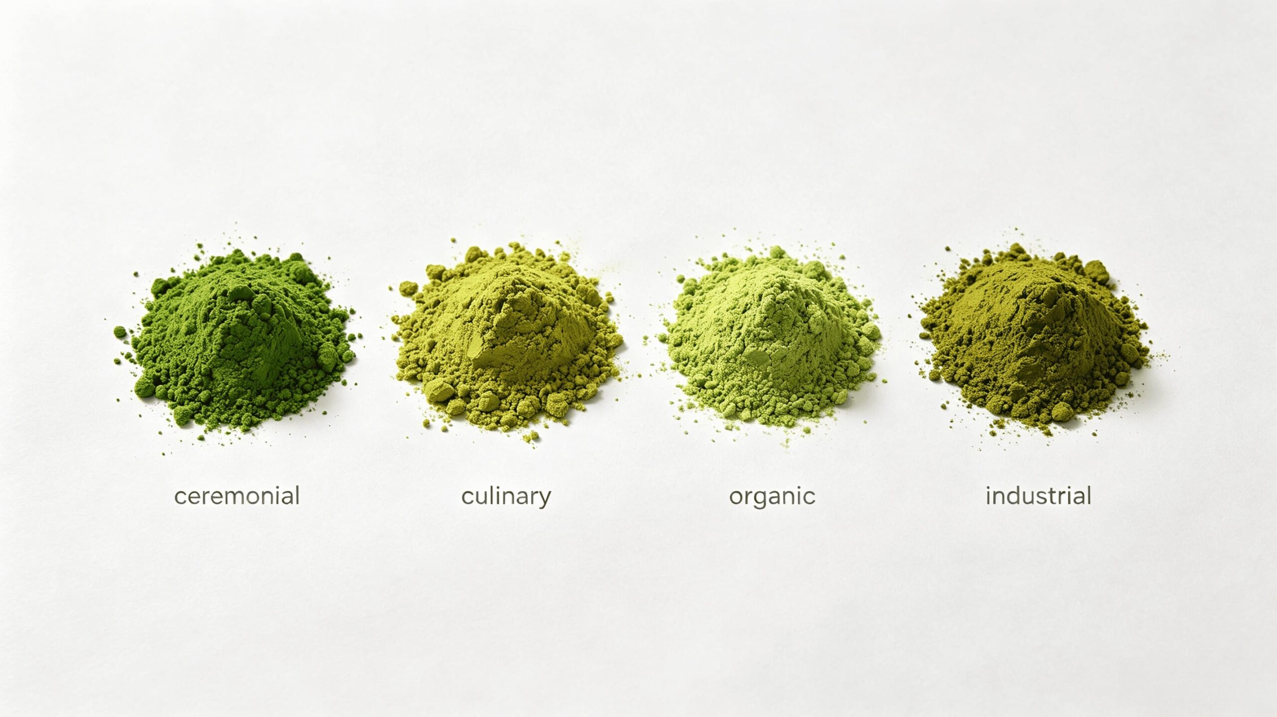 different grade matcha different grade matcha