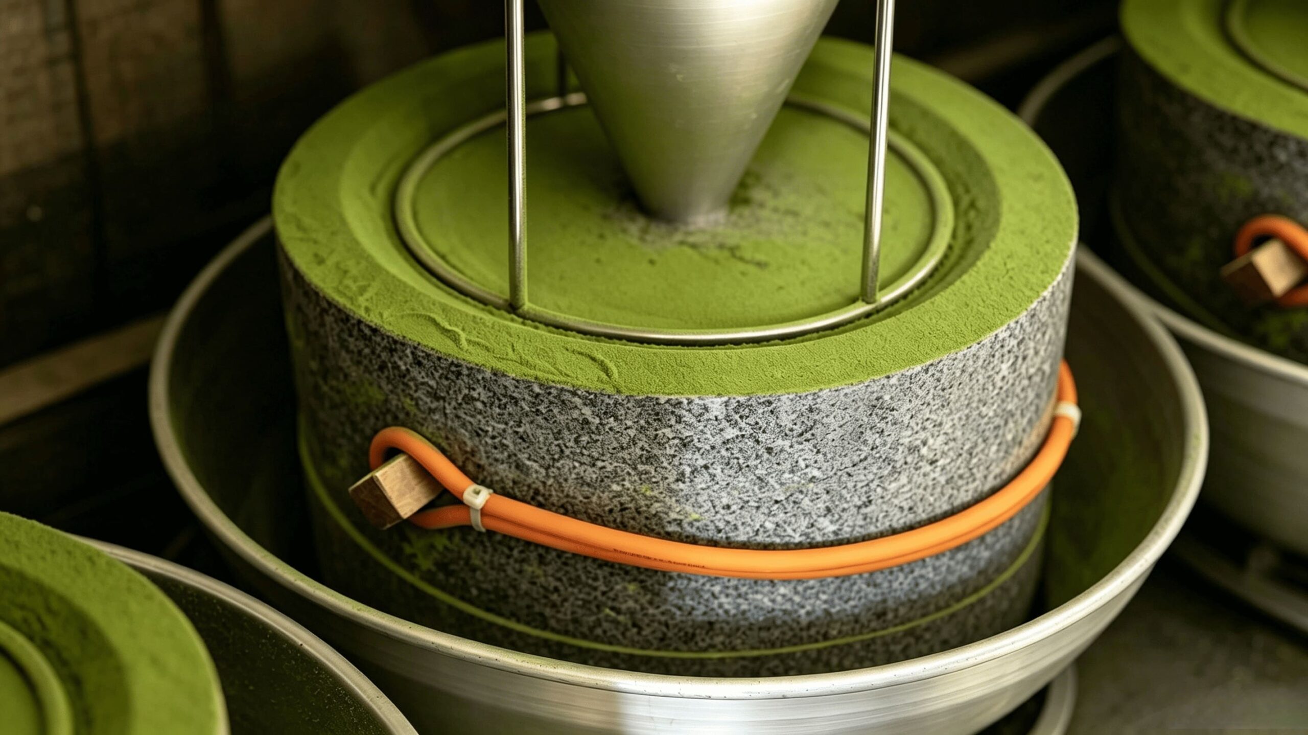 matcha grinding matcha grinding