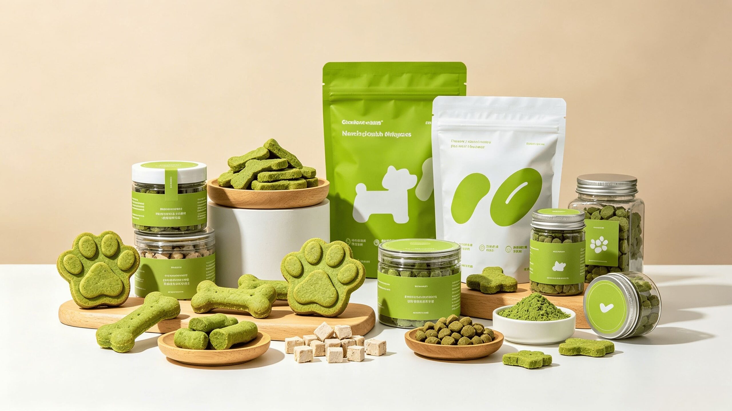 matcha pet treats variety