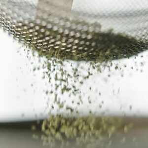 matcha powder sifting