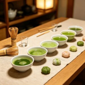 matcha tasting